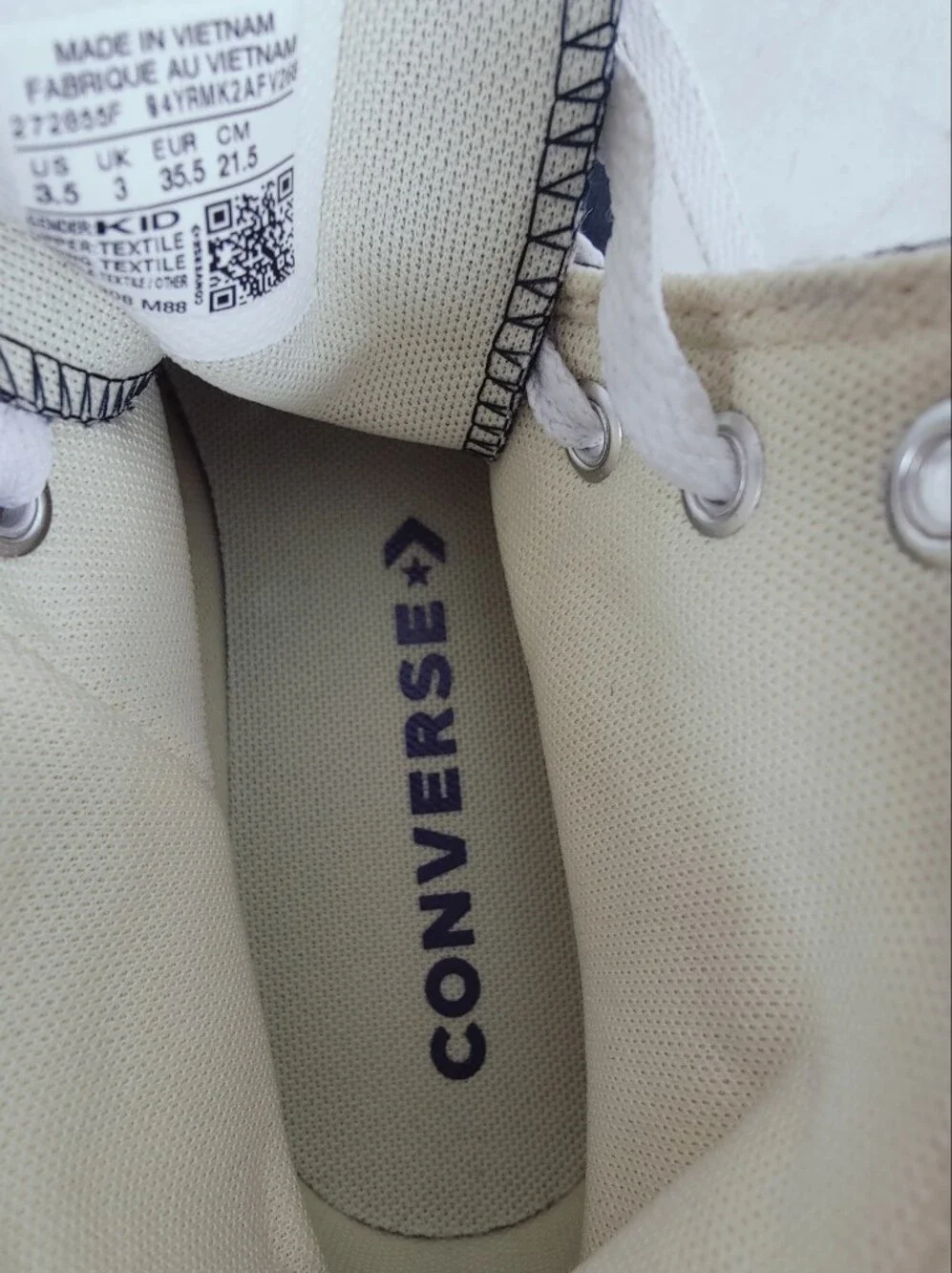 Converse Kids' CT All Star Lift EVA Platform High Top Sneakers, Black, Sz 3.5